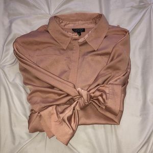 Topshop Blush Blouse